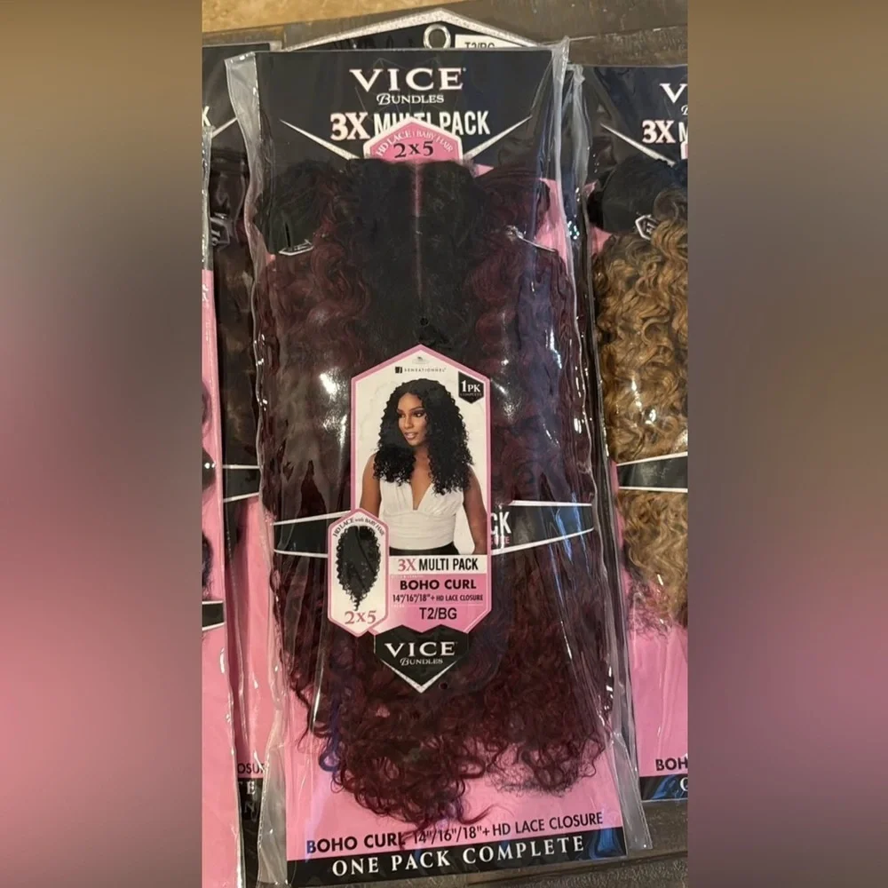 NEW! HAIR Extensions VICE BUNDLES BRAND NEW 3X Multipack